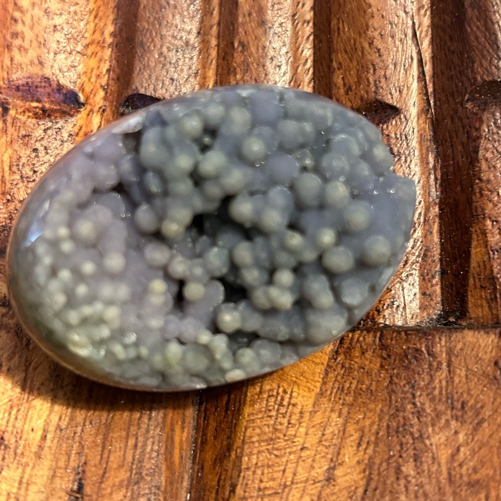 Grape Agate Palm Stone
